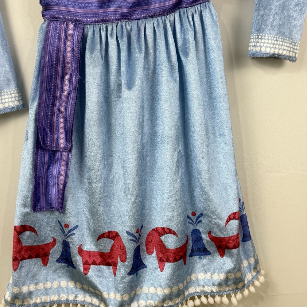 Disney Frozen Princess Dress Anna Elsa Light-Up Musical Costume Size 4–6 - Picture 5 of 7